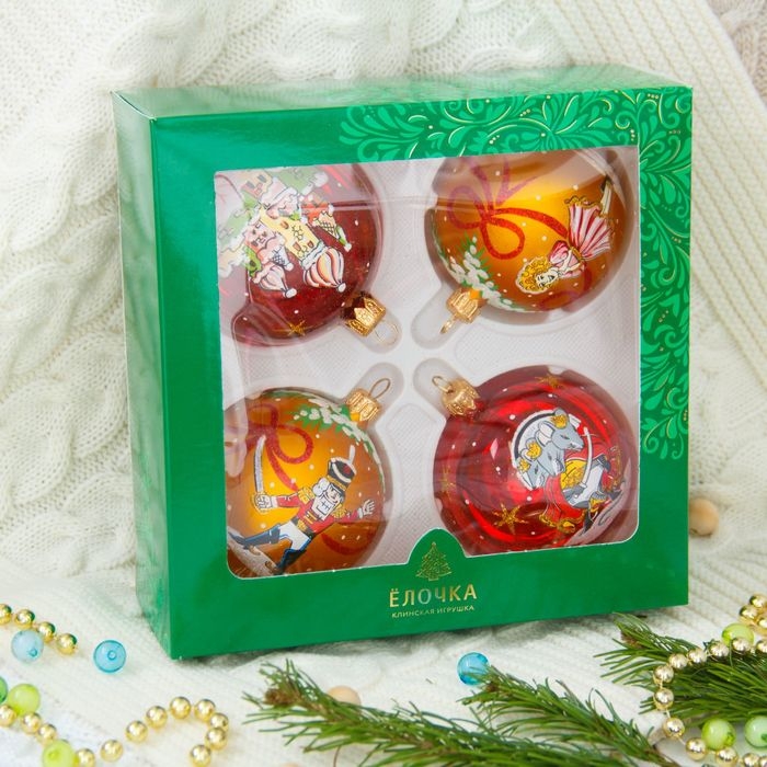 Набор Набор "Щелкунчик" (набор 4шт) d-7,5 см