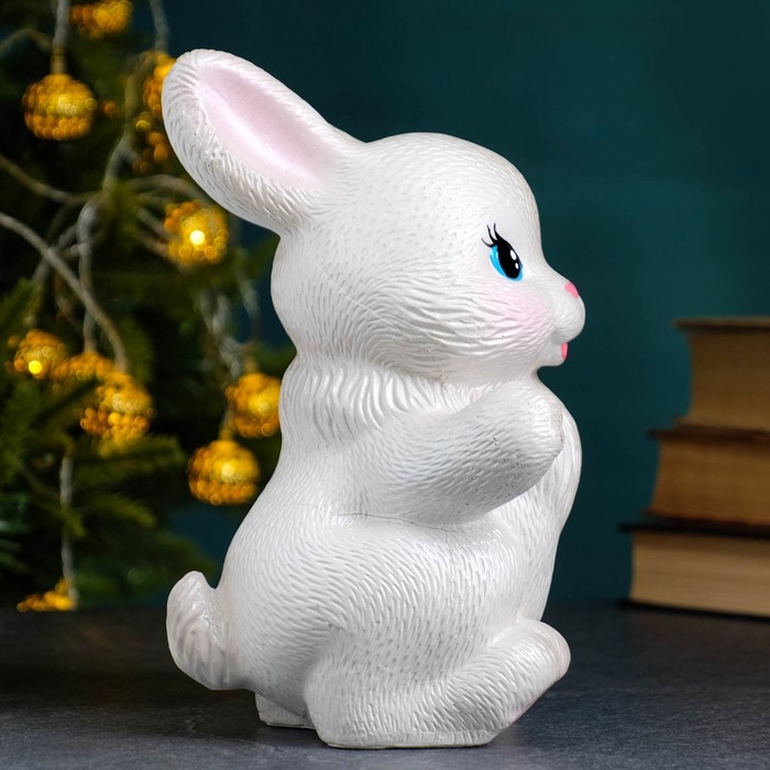 Копилка Копилка "Радостный заяц" серый, 21см