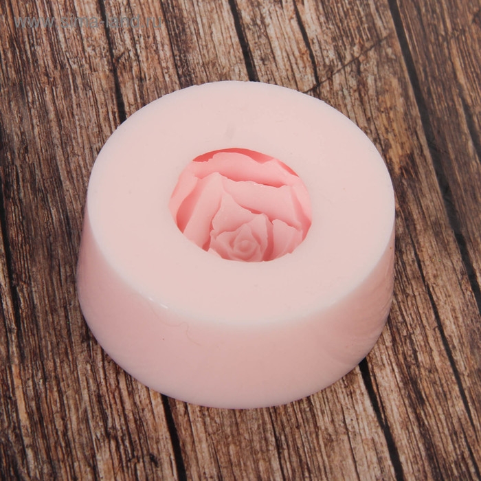 Силиконовая форма для мыла Силиконовая форма для мыла "Роза свадебная"