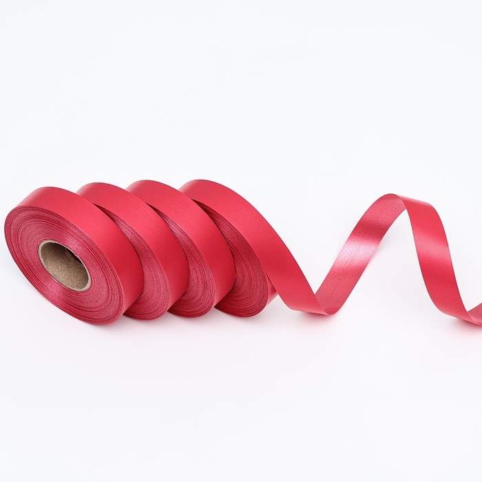 Лента полипропиленовая Лента полипропиленовая "Matte" для декора и подарков, красная, 2 см х 50 м