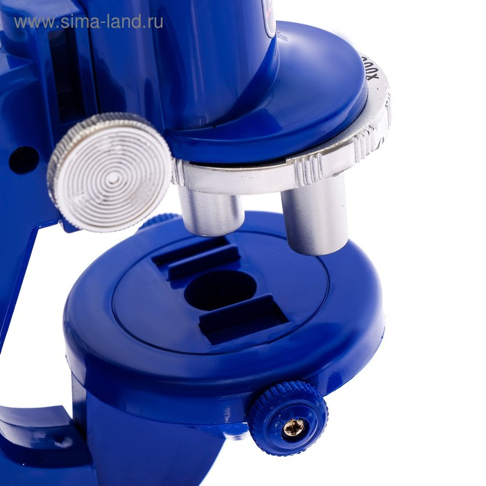 Микроскоп детский: 3 объектива, фокусировка, подсветка Микроскоп детский: 3 объектива, фокусировка, подсветка