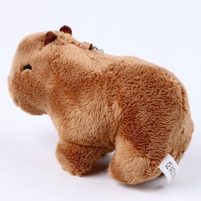 Мягкая игрушка «Капибара», на брелоке, 12 см Мягкая игрушка «Капибара», на брелоке, 12 см