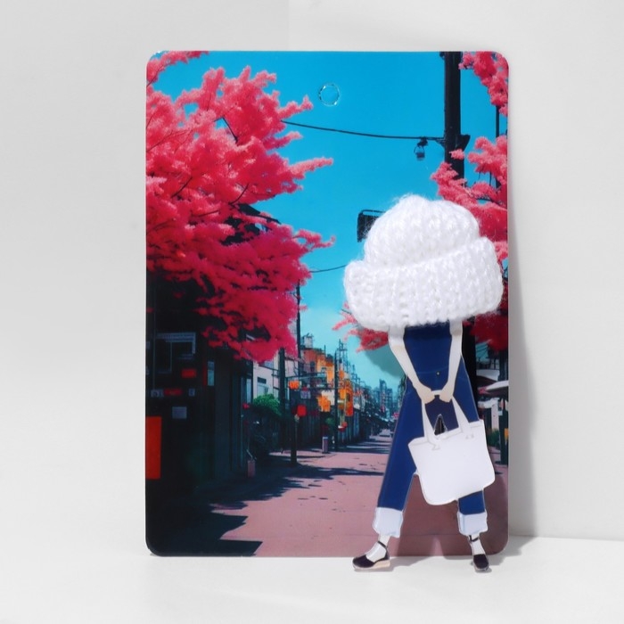 Брошь «Девочка» в комбинезоне, цветная в серебре Брошь «Девочка» в комбинезоне, цветная в серебре