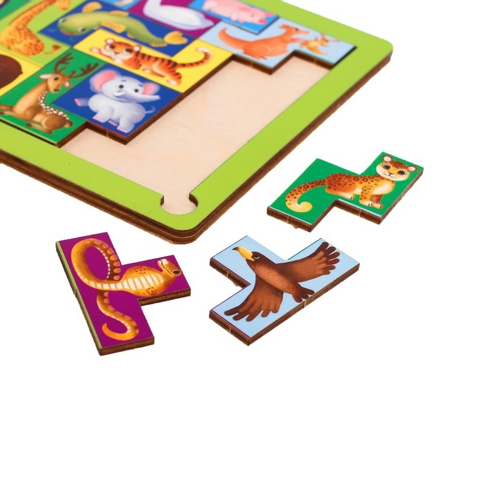 Головоломка. Тетрис «Животные мира» Головоломка. Тетрис «Животные мира»