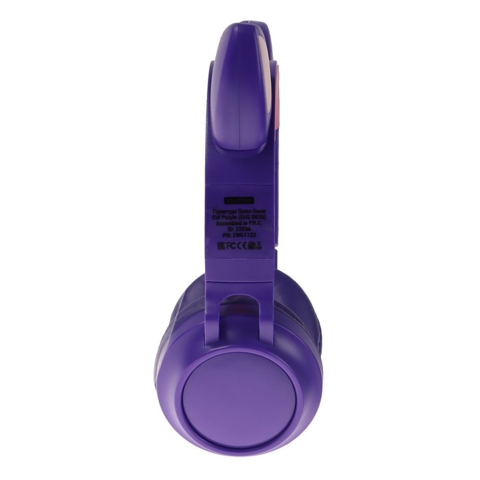 Наушники Qumo Game Cat Purple, игровые, микрофон, USB+3.5 мм, 2м, фиолетовые Наушники Qumo Game Cat Purple, игровые, микрофон, USB+3.5 мм, 2м, фиолетовые