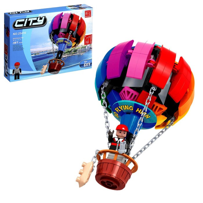 Конструктор «Воздушный шар», 195 деталей Конструктор «Воздушный шар», 195 деталей