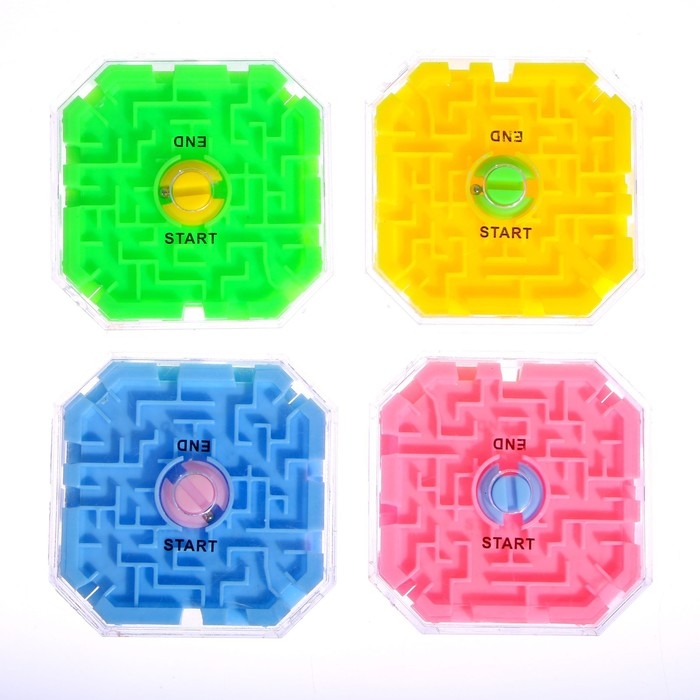 Головоломка «Лабиринт», цвета МИКС Головоломка «Лабиринт», цвета МИКС