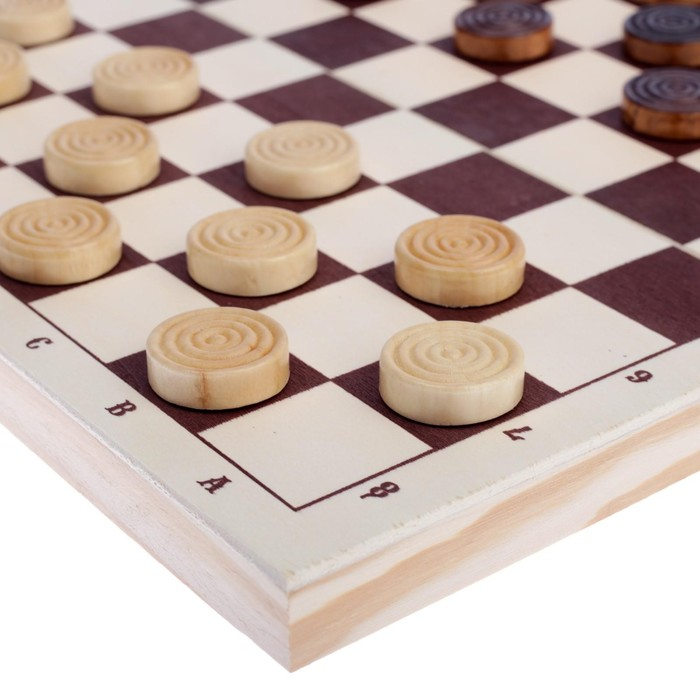 Шашки  Шашки "Тронк" 30 х 30 см , шашки d-2.7 см