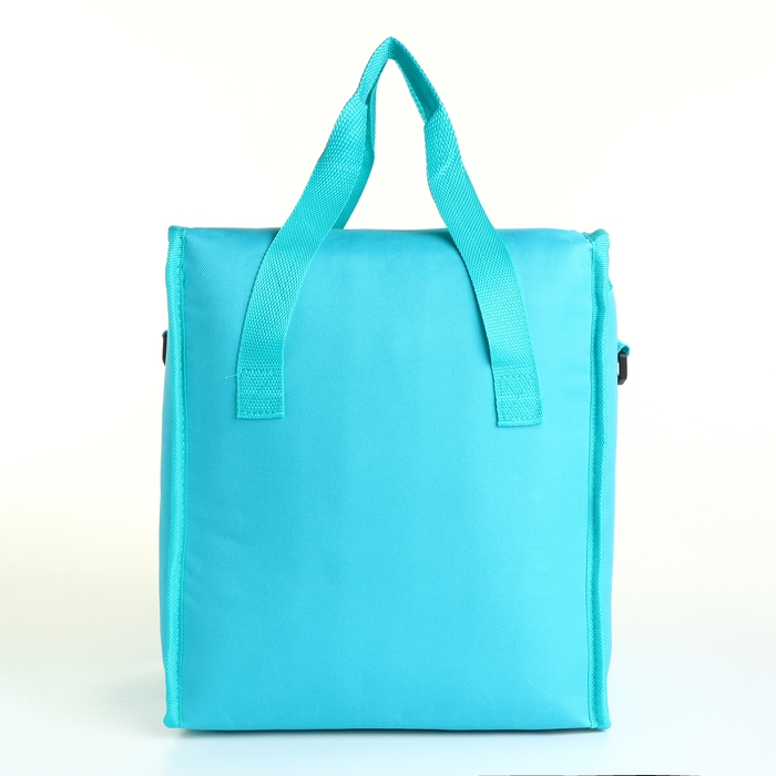 Термосумка на молнии, наружный карман, 22 л, цвет бирюзовый Термосумка на молнии, наружный карман, 22 л, цвет бирюзовый