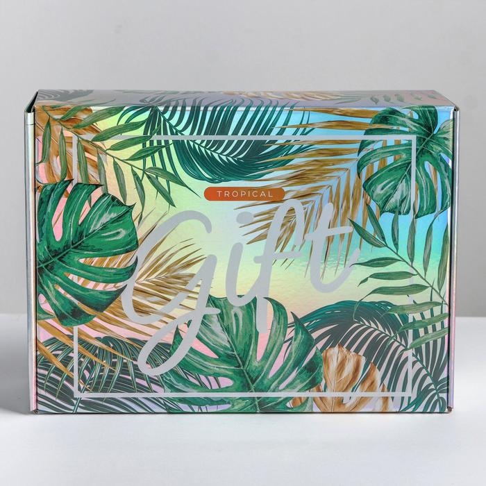 Коробка подарочная складная, упаковка, «Gift», 30,5 х 22 х 9,5 см Коробка подарочная складная, упаковка, «Gift», 30,5 х 22 х 9,5 см