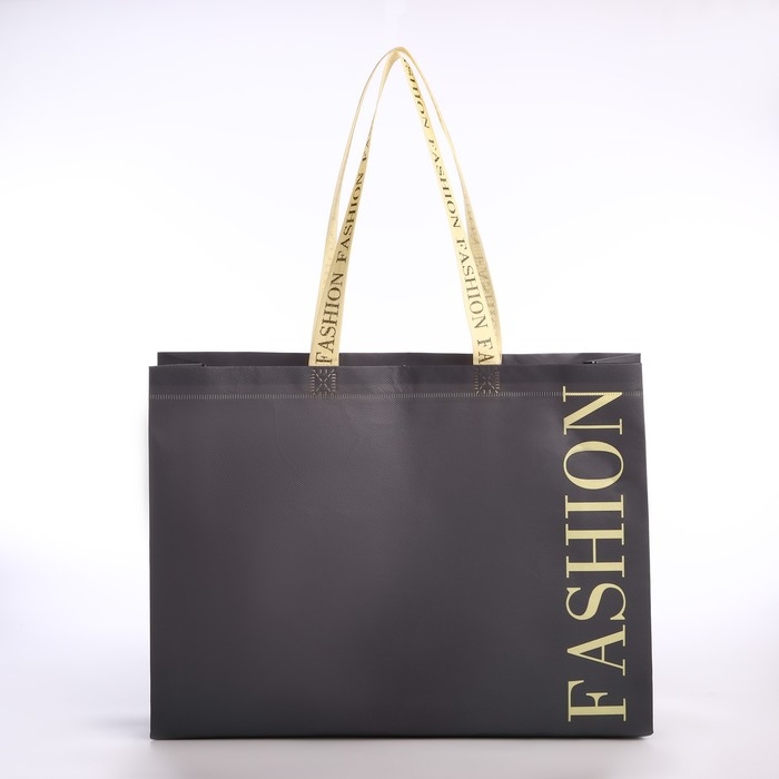 Сумка хозяйственная без застёжки, цвет серый