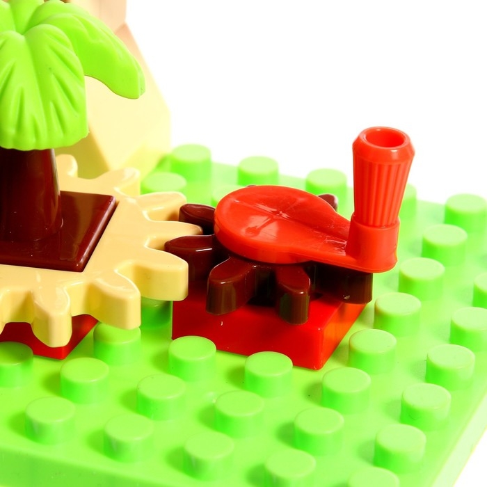 Конструктор развивающий с шестерёнками «Дино Мир», 33 детали Конструктор развивающий с шестерёнками «Дино Мир», 33 детали