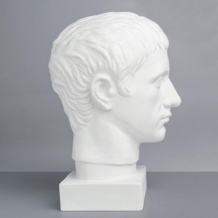 Гипсовая фигура Голова Германика, 19 х 25 х 36 см Гипсовая фигура Голова Германика, 19 х 25 х 36 см