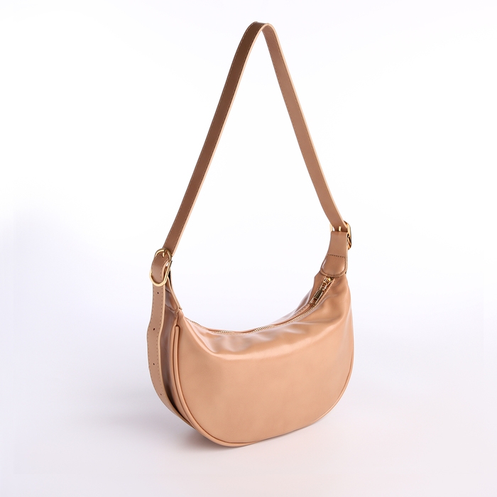 Сумка женская на молнии, цвет бежевый Сумка женская на молнии, цвет бежевый