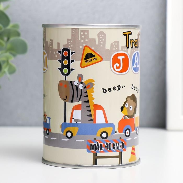 Копилка металл Копилка металл "Зверята и хобби" МИКС 10х7,5х7,5 см