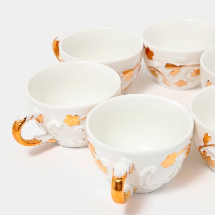 Наборы посуды чайный сервиз столовый фарфоровый «Соната» 22 предмета