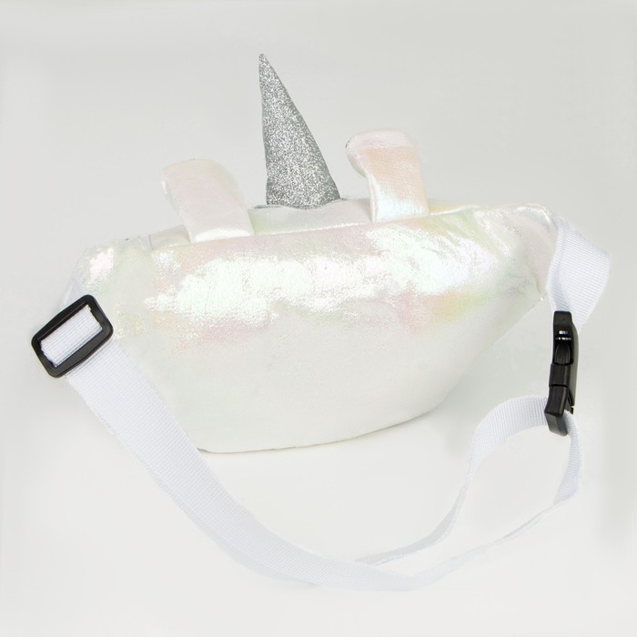 Сумка детская поясная Magiс unicorn на молнии, цвет белый Сумка детская поясная Magiс unicorn на молнии, цвет белый