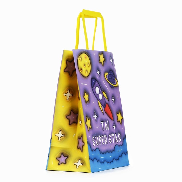 Пакет подарочный «Ты супер», 20 × 11 × 27,7 см Пакет подарочный «Ты супер», 20 × 11 × 27,7 см