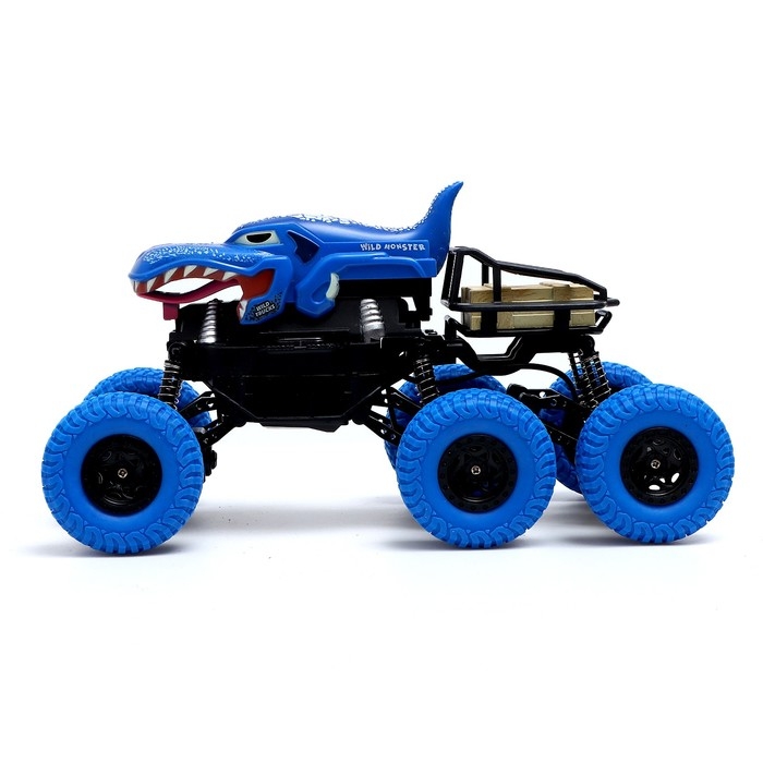 Джип радиоуправляемый DINO, 1:16, 4WD, работает от аккумулятора, цвет синий Джип радиоуправляемый DINO, 1:16, 4WD, работает от аккумулятора, цвет синий