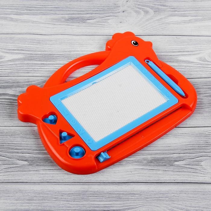 Доска магнитная «Курочка», 3 печати, чёрная крошка, цвета МИКС Доска магнитная «Курочка», 3 печати, чёрная крошка, цвета МИКС