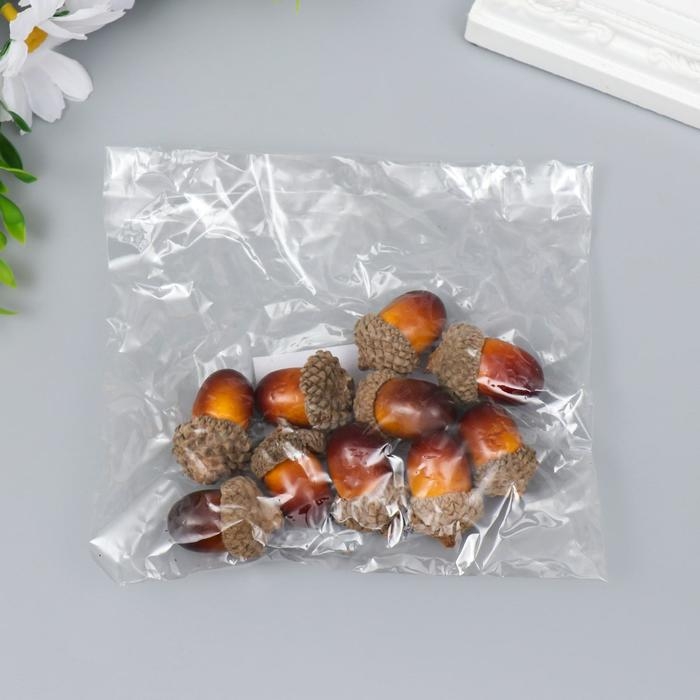 Декор для творчества Декор для творчества "Жёлудь" набор 10 шт 2,7х2 см