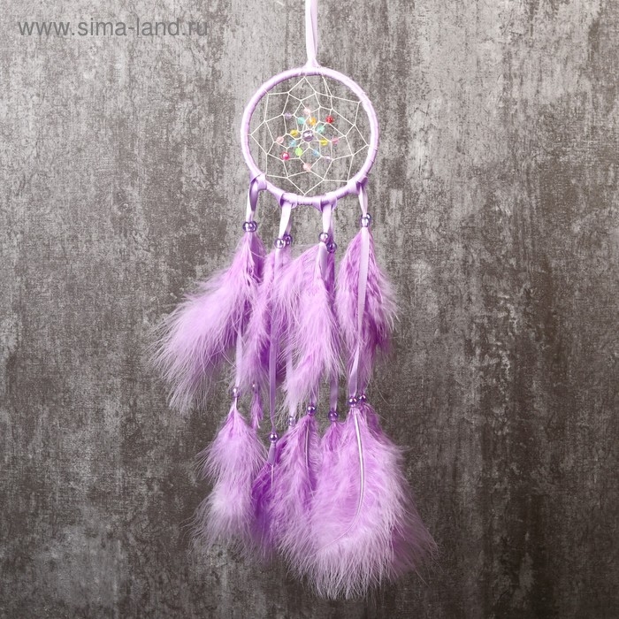 Ловец снов Ловец снов "Паутинка с жемчужинами" d=11 см МИКС 40 см