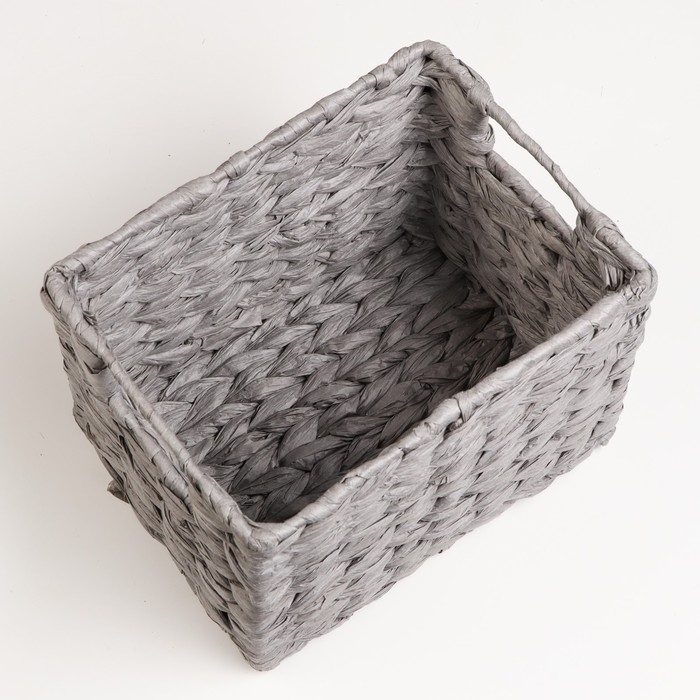 Корзина стеллажная Корзина стеллажная "Колос", 25х19х17 см, серый