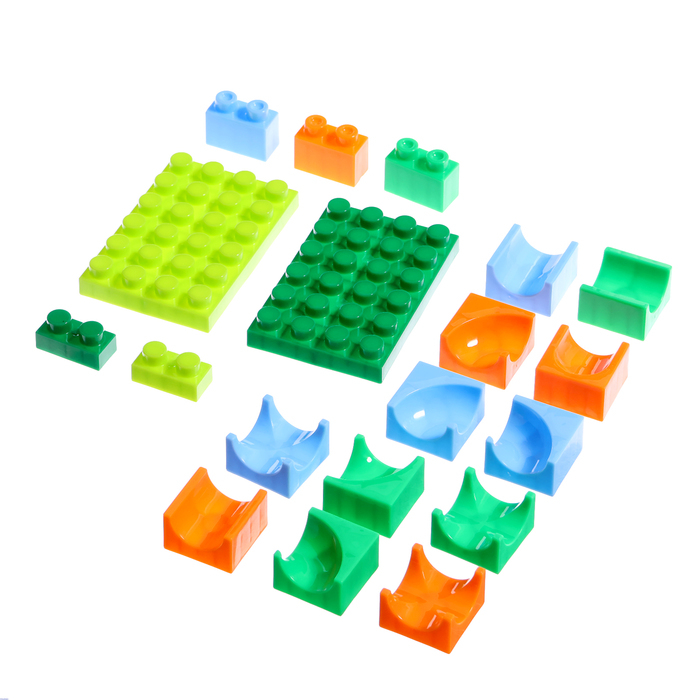 Конструктор блочный марблс «Турбошарики», 248 деталей