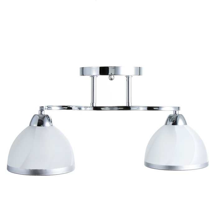 Люстра Люстра "Каспиан" 2хЕ27 40Вт хром 46х15х22 см BayerLux