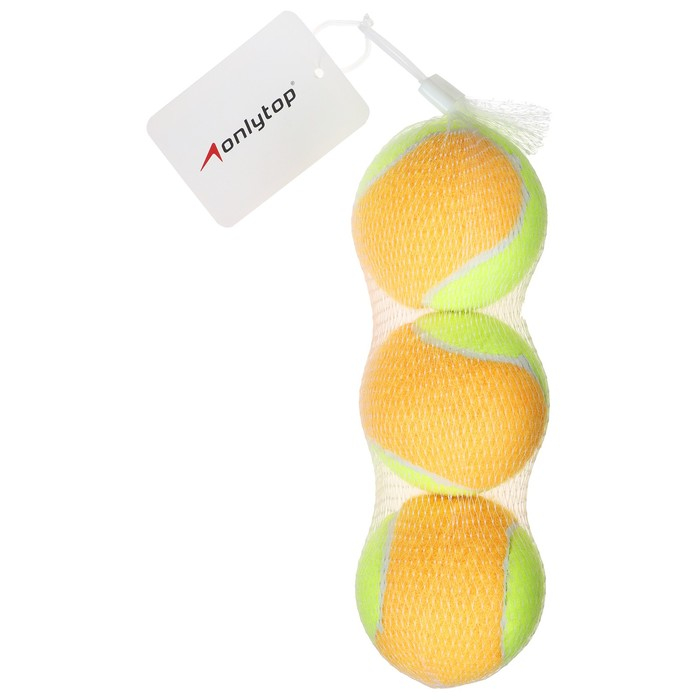 Набор мячей для большого тенниса ONLYTOP SWIDON, 3 шт. Набор мячей для большого тенниса ONLYTOP SWIDON, 3 шт.