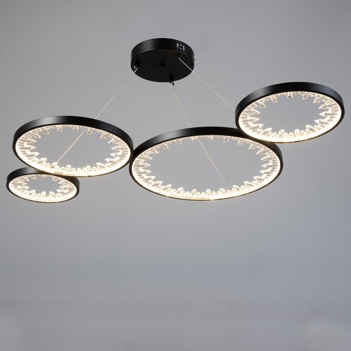 Светильник Светильник "Кристалл" LED 130Вт 3000-6000К черный 96х55х100 см BayerLux