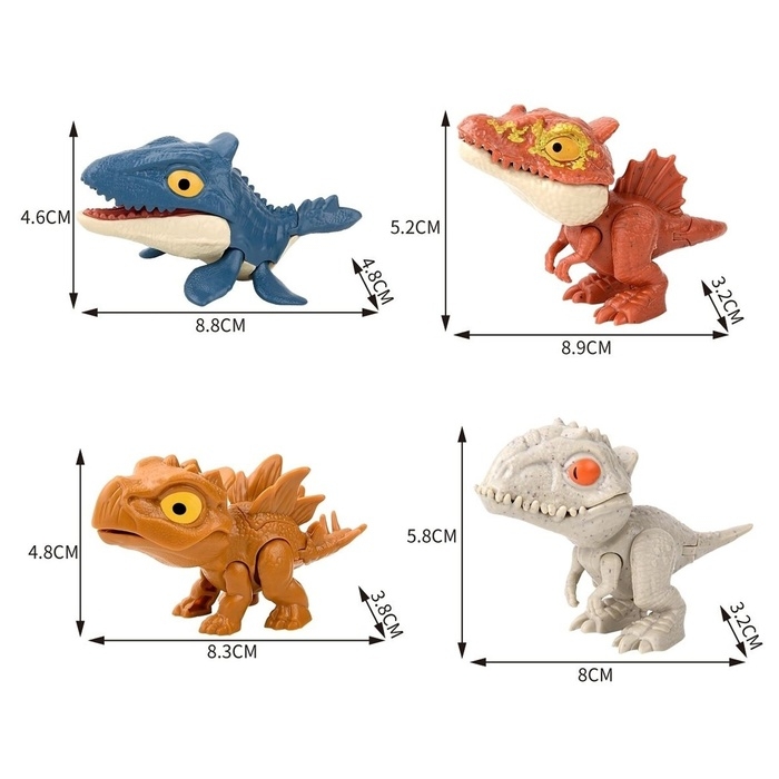 Игровой набор «Dino. Зубастики», 1 фигурка, подвижные детали, цвет МИКС Игровой набор «Dino. Зубастики», 1 фигурка, подвижные детали, цвет МИКС