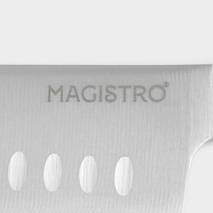 Нож Сантоку кухонный Magistro Fedelaso, длина лезвия 17,8 см Нож Сантоку кухонный Magistro Fedelaso, длина лезвия 17,8 см