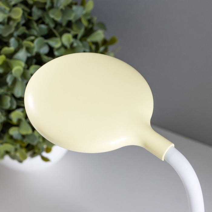 Настольная лампа "Лала" LED 3Вт АКБ желтый 9,5х11х33 см RISALUX