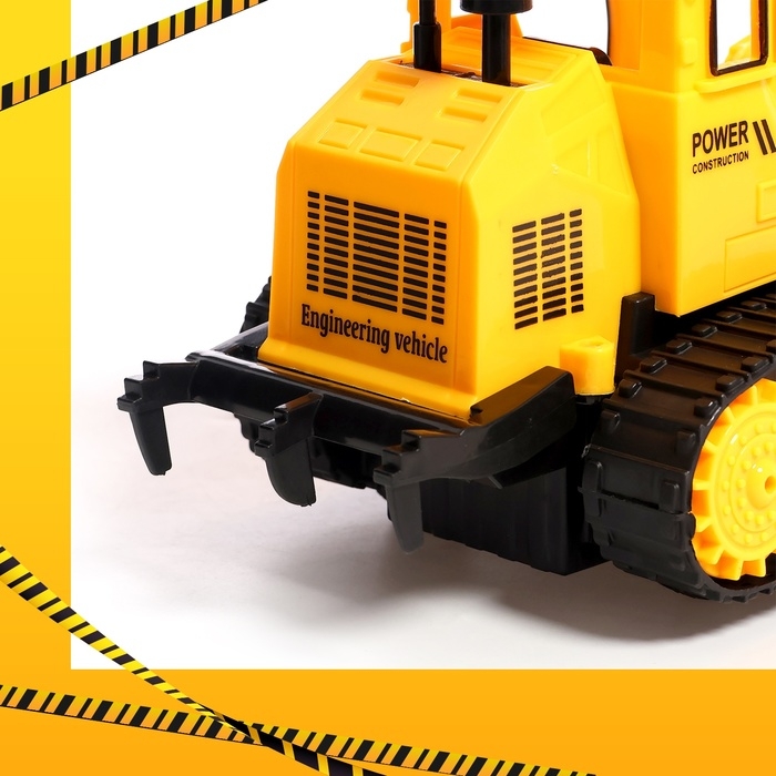 Трактор радиоуправляемый «Стройка», работает от батареек Трактор радиоуправляемый «Стройка», работает от батареек