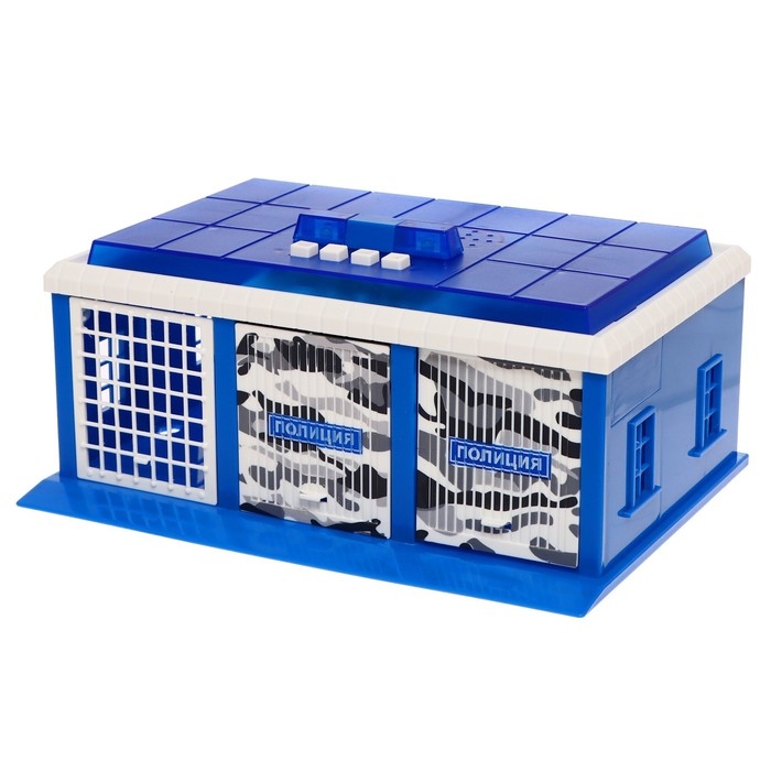 Игровой набор «Гараж полицейского участка с УАЗ Хантер», 22 см, ворота, световые и звуковые эффекты Игровой набор «Гараж полицейского участка с УАЗ Хантер», 22 см, ворота, световые и звуковые эффекты