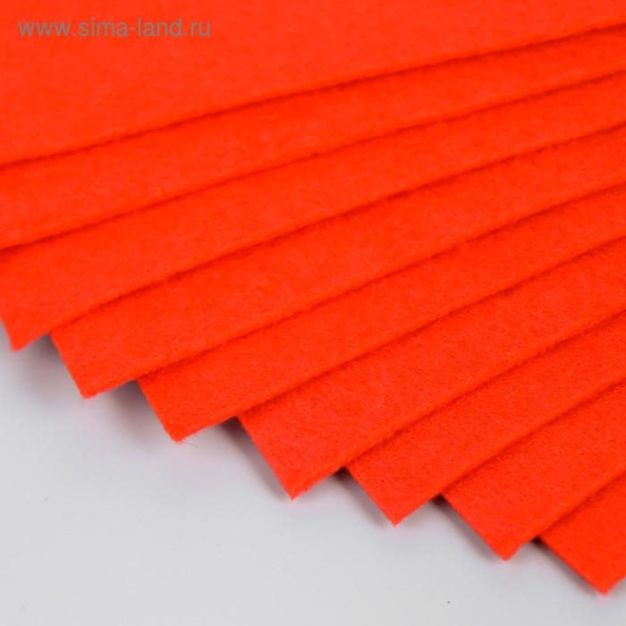 Фетр мягкий 1 мм Фетр мягкий 1 мм "Алый" набор 10 листов формат А4