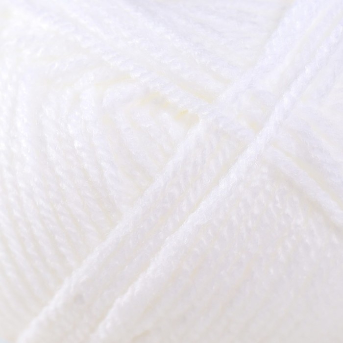 Пряжа "Baby" 100% акрил 150м/50гр (501 белый)