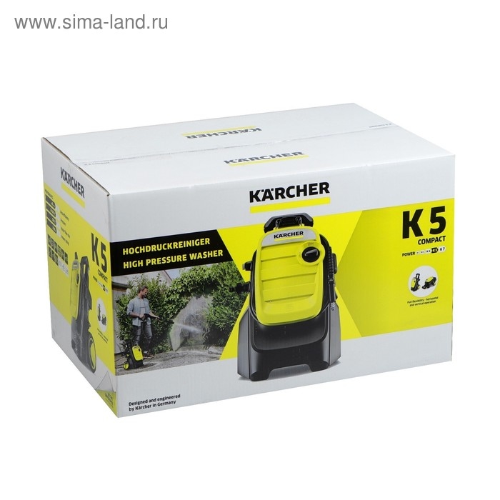 Мойка высокого давления Karcher K 5 Compact, 145 бар, 500 л/ч, 1.630-750.0 Мойка высокого давления Karcher K 5 Compact, 145 бар, 500 л/ч, 1.630-750.0