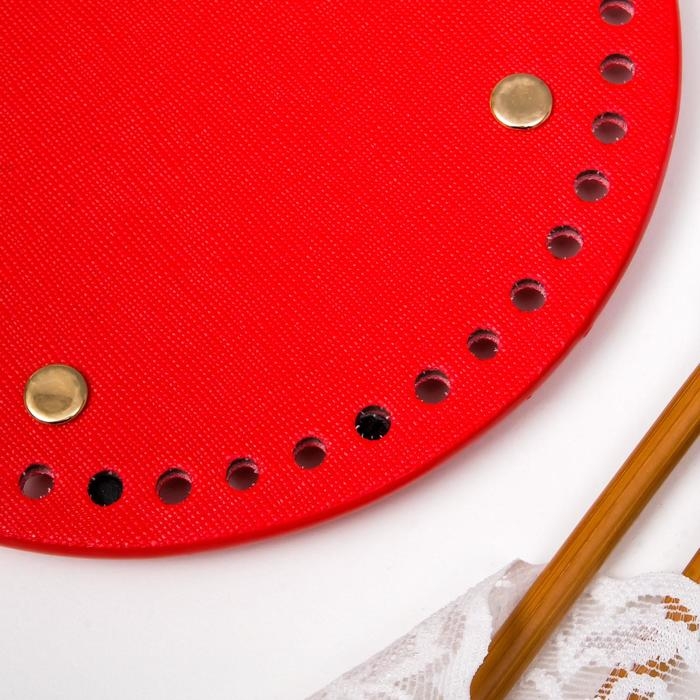 Основа для вязаных изделий кожзам Основа для вязаных изделий кожзам "Круглая" МИКС 15 см