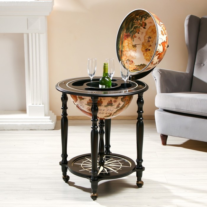 Глобус бар декоративный Глобус бар декоративный "Карта странника" 56,5х56,5х91,5 см