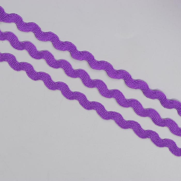 Тесьма Вьюнок Сиреневый 1,3см шириной в упаковке 25 метров Тесьма Вьюнок Сиреневый 1,3см шириной в упаковке 25 метров