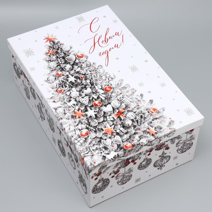 Набор новогодних подарочных коробок 15 в 1 «Счастья и любви», 12 х 6.5 х 4 см - 46.5 х 30 х 17.5 см, Новый год Набор новогодних подарочных коробок 15 в 1 «Счастья и любви», 12 х 6.5 х 4 см - 46.5 х 30 х 17.5 см, Новый год