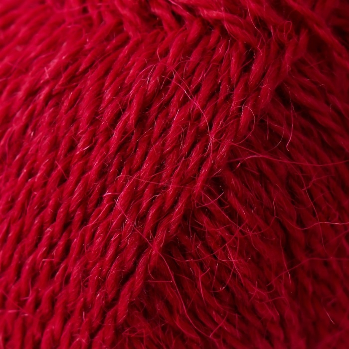 Пряжа Пряжа "Деревенская" 100% шерсть 250м/100гр (07-бордо)