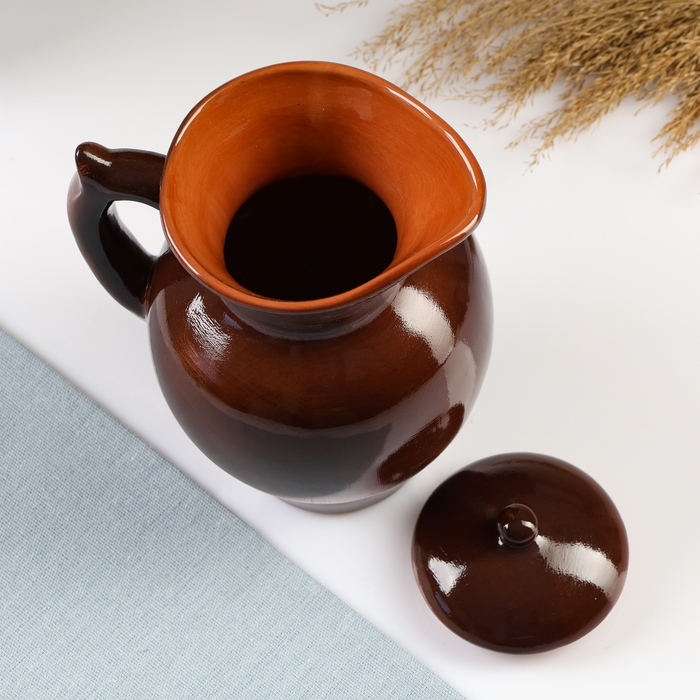 Кувшин Кувшин "Дачный" 1,4л / 22,5х13,5см, былина