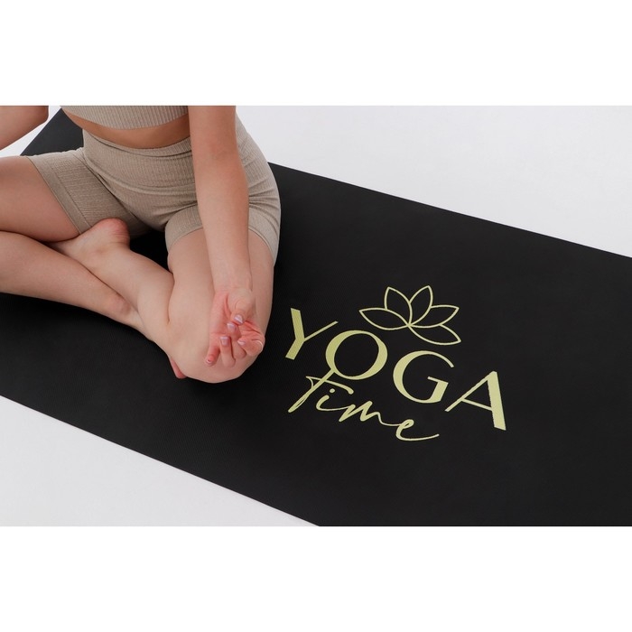 Коврик для йоги «Yoga time», 173 х 61 х 0,4 см. Коврик для йоги «Yoga time», 173 х 61 х 0,4 см.