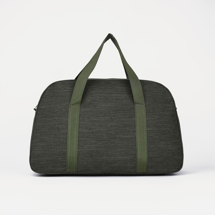 Сумка дорожная на молнии, наружный карман, длинный ремень, цвет хаки Сумка дорожная на молнии, наружный карман, длинный ремень, цвет хаки