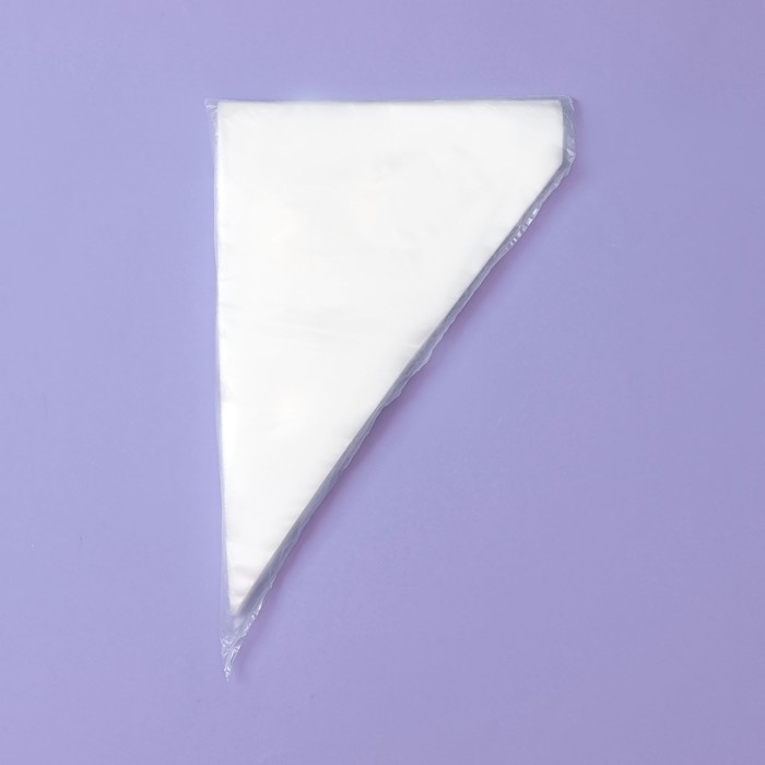 Кондитерские мешки одноразовые Доляна, 30 мкм, 32,5×22,5 см (размер L), 100 шт Кондитерские мешки одноразовые Доляна, 30 мкм, 32,5×22,5 см (размер L), 100 шт