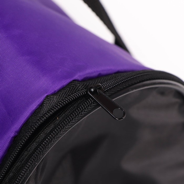 Сумка - переноска для животных  Сумка - переноска для животных "Туннель", нейлон, 37 х 22 х 26 см, фиолетовый