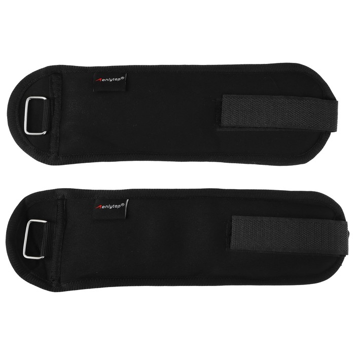 Утяжелители на запястье, 2 шт. × 300 г, цвет чёрный Утяжелители на запястье, 2 шт. × 300 г, цвет чёрный